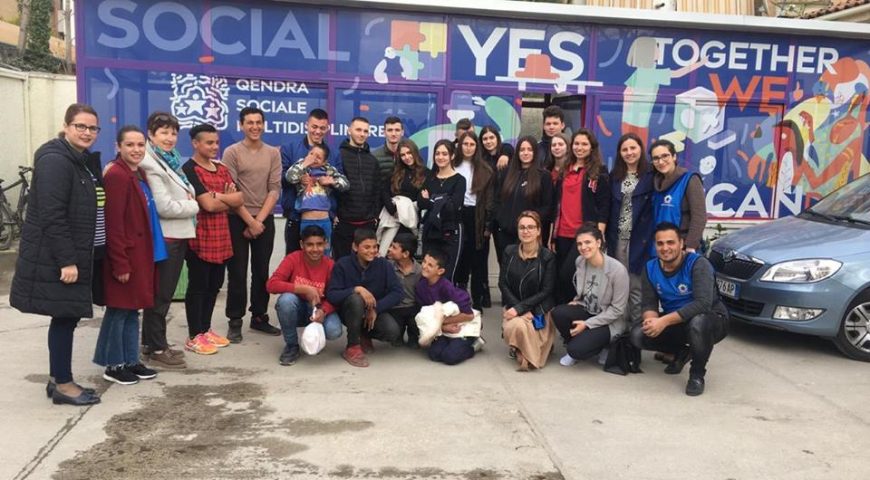 Vizitë në qendrën Sociale Multidisiplinare,Bashkia Tiranë
